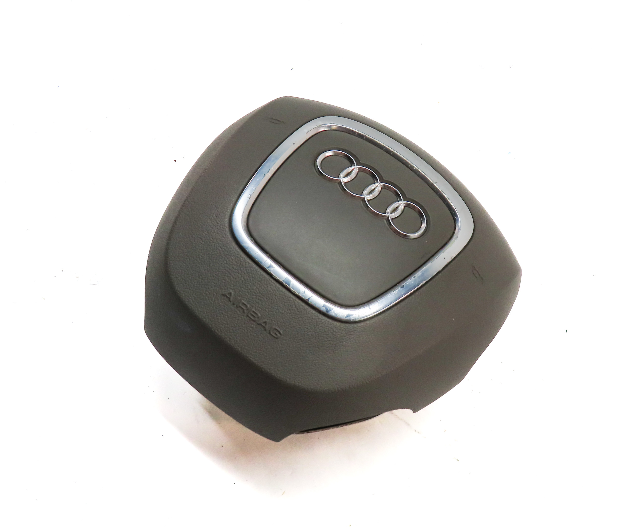 2009-2012 AUDI Q5 (8R) LEFT FRONT DRIVER STEERING WHEEL AIRBAG (BEIGE) — exact item pictured